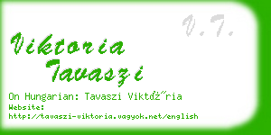 viktoria tavaszi business card